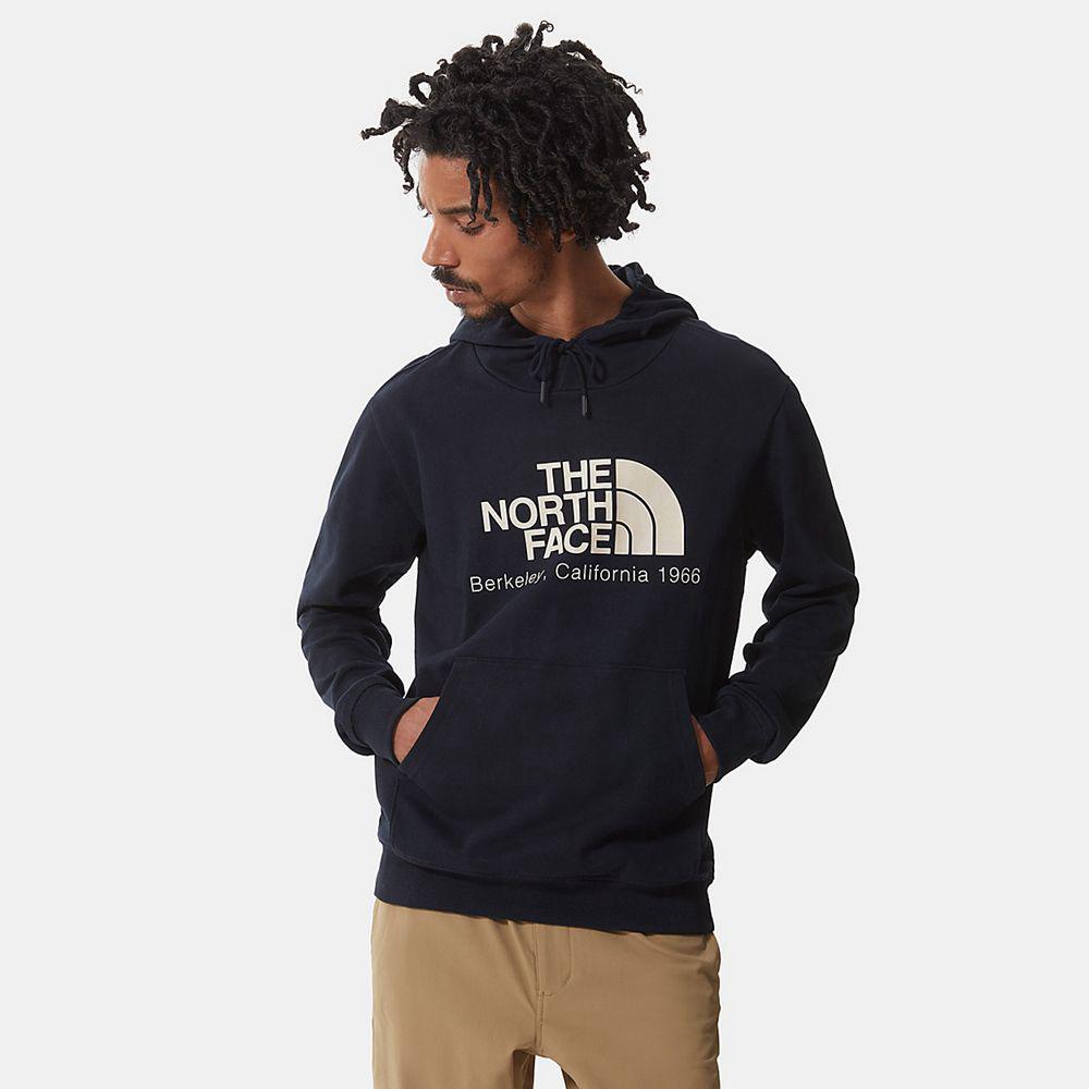 The North Face Berkeley California Ανδρικα Φούτερ Hoodie - Σκουρο Μπλε (DRPL64025)